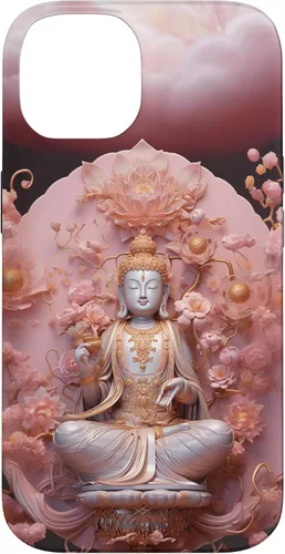 Miniatura 4 de iPhone 16 Pink Buddha - Lotus Flower - Spiritual Buddhism Buddhist Case