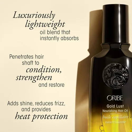 Miniatura 2 de Oribe Gold Lust Nourishing Hair Oil - For Color-Treated, Dry & Damaged Hair - Repairs & Prevents Damage - Smooths Frizz, Adds Shine & Provides Heat