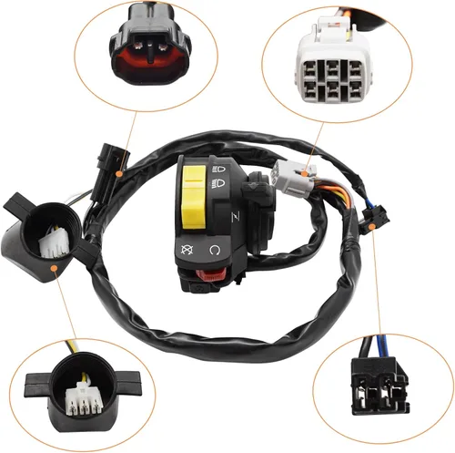 Miniatura 6 de M MATI Interruptor de faro delantero izquierdo para Suzuki LTR450 QuadRacer 450 2006-2009 37400-45G00