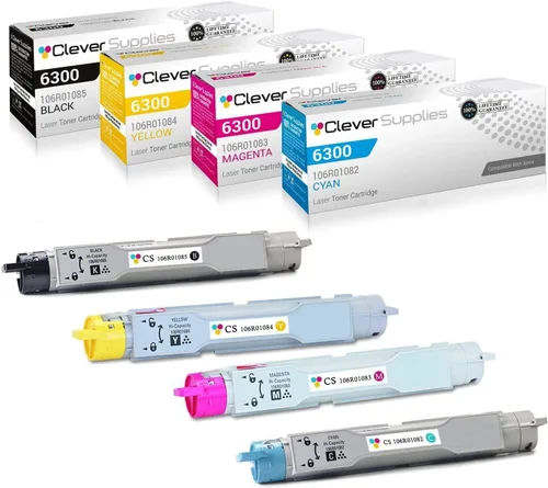 Miniatura 215 de CS compatible Xerox Phaser 6510/WorkCentre 6515 (106r03480) 2 cartuchos de tóner negro para Phaser 6510, WorkCentre 6515 2 negro
