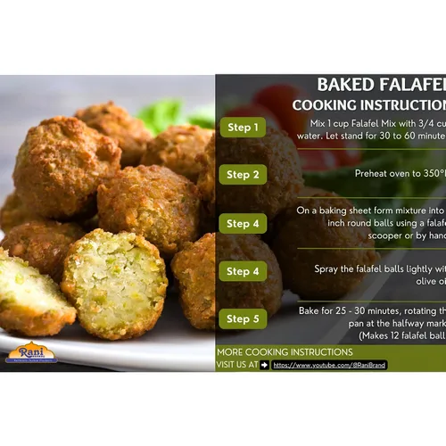 Miniatura 6 de Rani Mezcla para Falafel (Mezcla de garbanzos y especias para Falafel) 20 onzas (1.25 libras) 567g Frasco PET ~ Apto para gluten SIN TRANSGÉNICOS