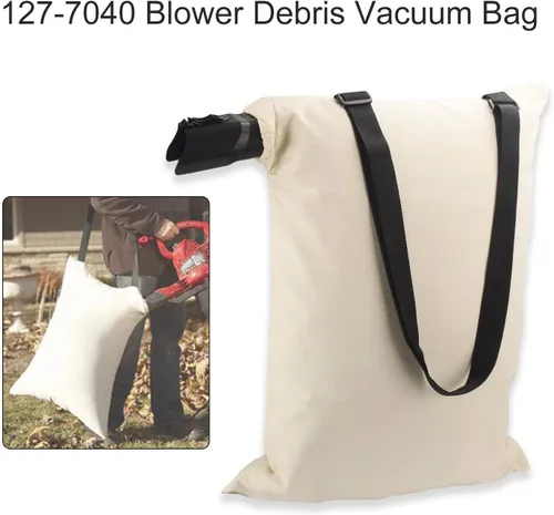 Miniatura 2 de 127-7040 Soplador de hojas Bolsa de vacío compatible con soplador de hojas Toro 137-2336 108-8994, 127-7040 Soplador de residuos bolsa de vacío