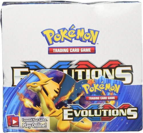 Miniatura 4 de Caja de refuerzo sellada de fábrica de juego de cartas intercambiables XY Evolutions de Pokémon - 36 paquetes de 10 cartas cada uno (versión inglés)