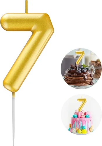 Miniatura 58 de Velas número 2 arcoíris con número 3D de feliz cumpleaños para decoración de fiesta de pastel de cumpleaños, suministros de celebración