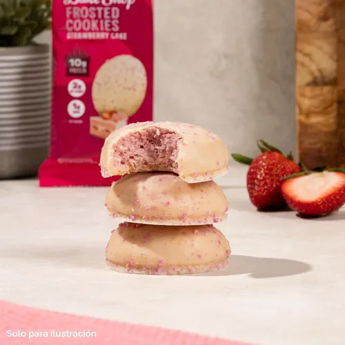Miniatura 5 de Quest Nutrition Galletas Glaseadas Paquete Doble, Pastel de Fresa, 1g Azúcar, 10g Proteína, 2g Carbohidratos Netos, Sin Gluten, 16 Galletas