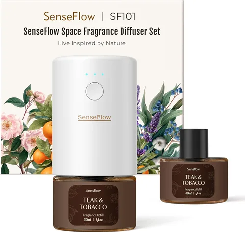 Miniatura 19 de Difusor de aceite esencial para el hogar, difusor inteligente de aromaterapia sin agua SF101S Pro, aroma de habitación enchufable con temporizador