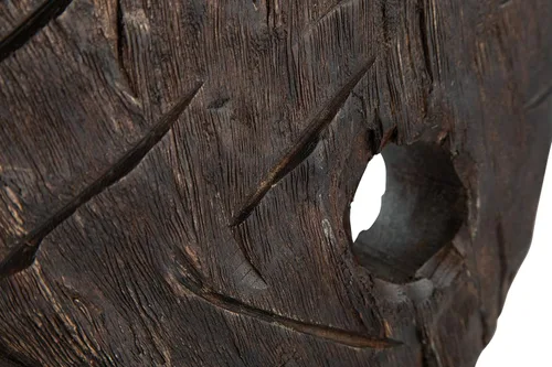 Miniatura 6 de Signature Design by Ashley Dashburn - Escultura casual de madera, color negro y marrón oscuro