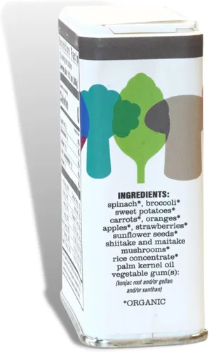 Miniatura 2 de ENOF Polvo orgánico de frutas y verduras para niños y adultos 10 ingredientes limpios - fresa, espinacas Polvo vegetal sin gluten y OMG