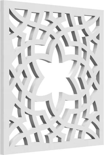 Miniatura 54 de París - Paneles de pared decorativos de madera con calado, extra pequeños, 7 3/8 pulgadas de ancho x 7 3/8 pulgadas de alto x 1/4 pulgadas de alto