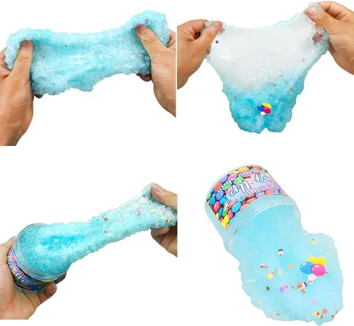 Miniatura 2 de Kit de Suministros de Slime Mantecoso Esponjoso DIY Juguete Antiestrés Slime Perfumado, Regalo de Favor de Fiesta Educativa y Cumpleaños 6