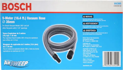 Miniatura 4 de Bosch Manguera de vacío de 16.4 pies, VAC005 de 1.378 in