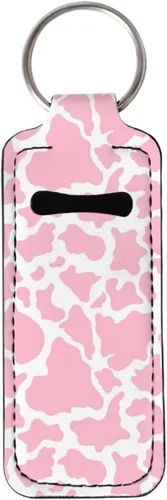 Miniatura 44 de Suobstales Chapstick - Llavero con clip en la manga de la bolsa para palillo labial, funda para bálsamo labial, protector de lápiz labial