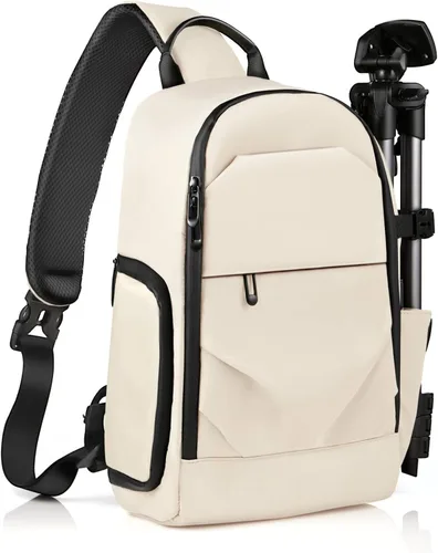 TAAOKA Bolsa bandolera para cámara fotográfica – Bolsa cruzada impermeable para cámara con bolsillos de acceso rápido, DSLR linda bolsa para cámara