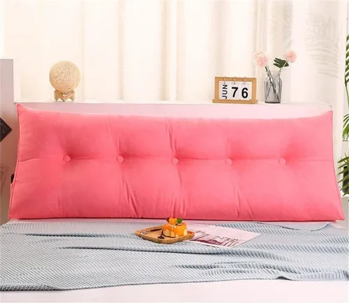 Miniatura 2 de Almohada triangular para cabecero, almohada de lectura, almohada de cama, almohada grande para cabecero, soporte de espalda, cojín lumbar con funda