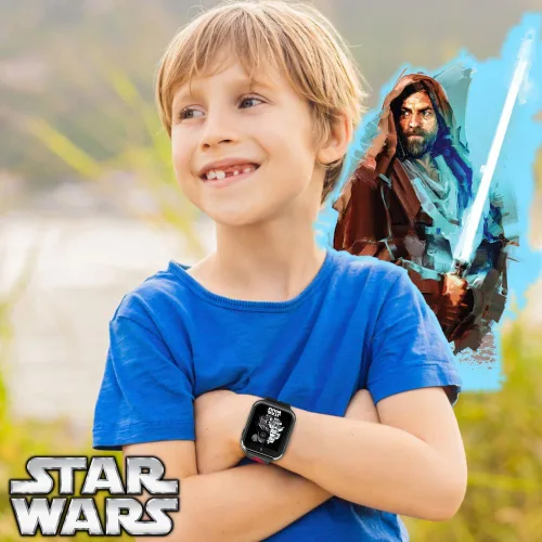 Miniatura 5 de Reloj inteligente interactivo con pantalla táctil de Star Wars (Modelo: STW4010AZ), Negro -, Moderno