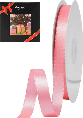 Miniatura 71 de LIUYAXI Cinta negra de doble cara, 1-1/2 pulgadas x 50 yardas, uso para envoltura de regalos, ramos de flores, fabricación de lazos, decoración