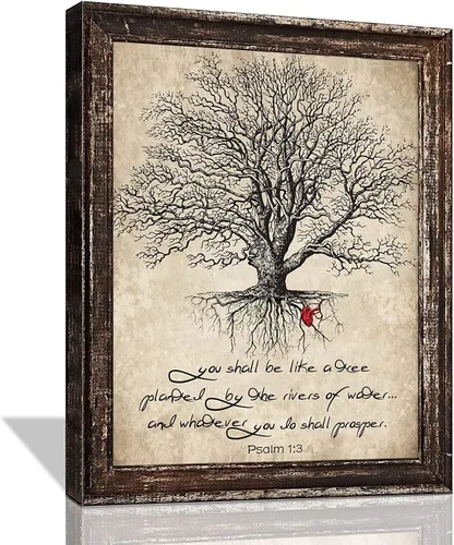 Miniatura 7 de Arte de pared de 10 mandamientos, impresiones en lienzo de diez mandamientos, póster de versículos de la Biblia, regalos religiosos cristianos
