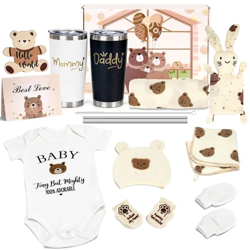 Miniatura 8 de 13 piezas de regalo de baby shower para nuevos padres, paquete de cuidado de nueva mamá, regalos para nuevas madres para mujeres, caja de bienvenida
