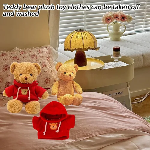 Miniatura 4 de Oso de peluche animales de peluche suaves y lindos juguetes de peluche de 11.8 pulgadas
