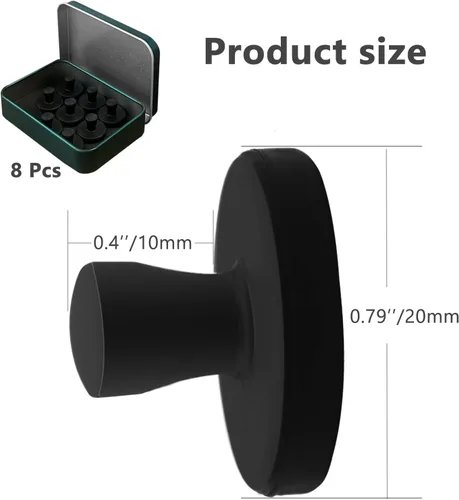Miniatura 3 de Forro de silicona para freidora de aire con imanes completamente cerrados, 100% LIBRE DE BPA, impermeable, a prueba de óxido y alta resistencia
