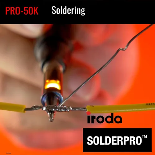 Miniatura 5 de IRODA SolderPro Kit de soldador de butano original 50K 4 en 1 inalámbrico 30-70 W grado profesional 18s herramienta de calor multifunción