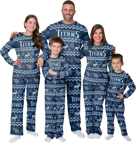 Miniatura 14 de FOCO NFL womens Nfl Team Ugly Pattern Matching Set Family Holiday Pajamas