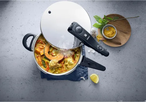Miniatura 16 de WMF Perfect – Set de cocina rápida de 8.7 in de diámetro 4 litros y medio + cuerpo 3 litros de acero inoxidable para inducción
