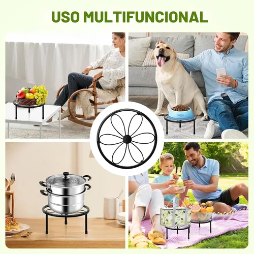 Miniatura 6 de ESRICH Soporte para Plantas de Interior, Soporte para Plantas, Soportes para Plantas al Aire Libre para Múltiples, Soportes de Metal para Plantas