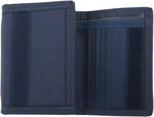 Miniatura 2 de TOPTIE Billetera triple para hombre, estilo casual, con 7 ranuras para tarjetas de crédito, capacidad extra, Negro