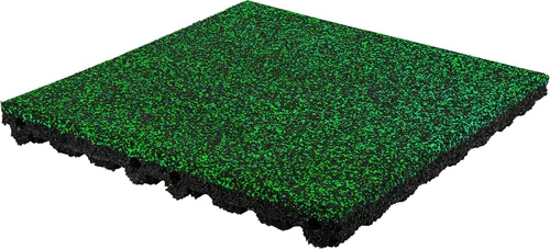 Miniatura 7 de Playsafer Elevate Azulejos de goma – Azulejos de seguridad de alta densidad entrelazados de alta densidad de 2 pulgadas de grosor para parques
