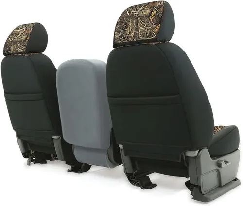 Miniatura 2 de CarsCover Fundas de neopreno para asiento delantero de automóvil, ajuste personalizado para Dodge Ram 1500 2500 3500 Pickup Truck 2017-2018, fundas