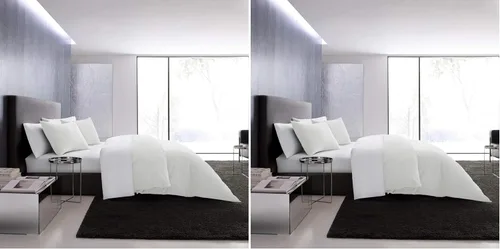 Miniatura 18 de Vera Wang - Juego de funda de edredón tamaño Queen, juego de ropa de cama de algodón suave con fundas a juego, artículos esenciales elegantes