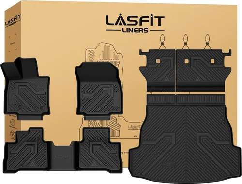 Miniatura 52 de LASFIT Alfombrillas de piso para Toyota Tacoma 2008-2011 Cabina de Acceso Transmisión Automática, Forro de Piso de Ajuste Personalizado para Todo