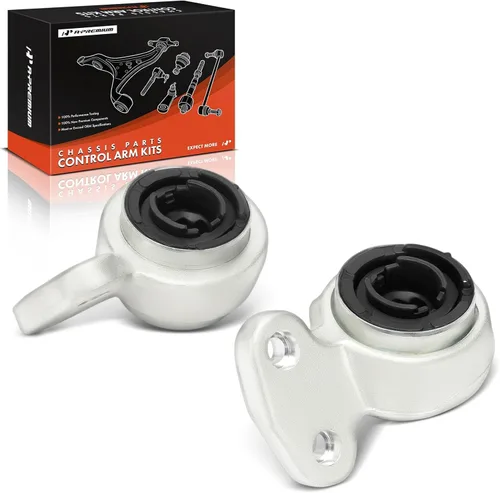 A-Premium 2 bujes de brazo de control inferior delantero y trasero, compatible con BMW E46-320i 2001-2005, 323i y 328i 1999-2000, 325i y 330i y