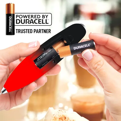 Miniatura 46 de Zulay Milk Boss Espumador de leche potente manual, hace espuma para latte, batidor para mezclar bebidas, café, miniespumador para capuchino, frappé