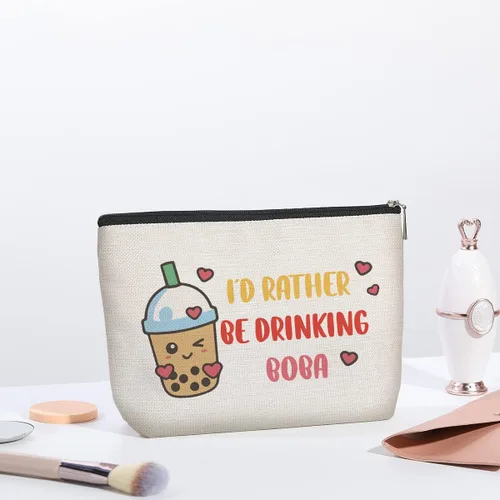 Miniatura 5 de Bolsa de maquillaje para fanáticos, regalos para mujeres, amantes de las canciones, amantes de la película, bolsa de cosméticos, regalo de viaje