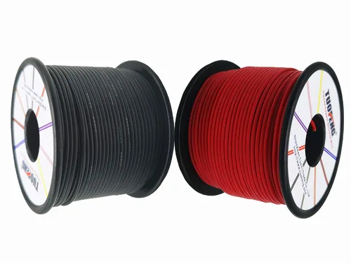 Miniatura 13 de Cable eléctrico de 3 conductores de calibre 18, cable de PVC trenzado de 33 pies, cable de cobre sin oxígeno para cable de alimentación, cable LED
