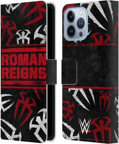 Miniatura 70 de Head Case Designs Officially Licensed WWE Distressed Logo Roman Reigns Leather Wallet Case Compatible with Apple iPhone 11