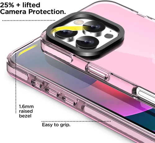 Miniatura 73 de AICase Funda protectora para iPhone 16 compatible con iPhone 16, delgada, ligera, transparente [no amarillenta] Diseño vibrante