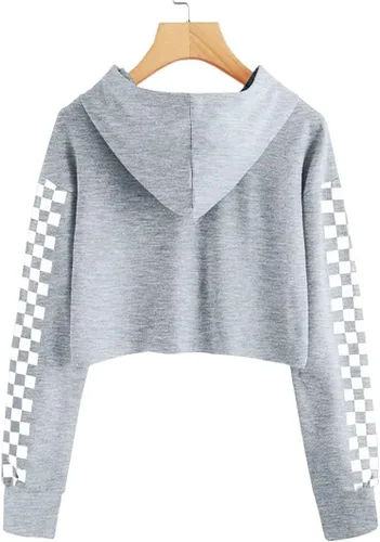 Miniatura 3 de Meikulo Conjunto de 2 piezas para niñas, sudaderas con capucha y pantalones deportivos de manga larga