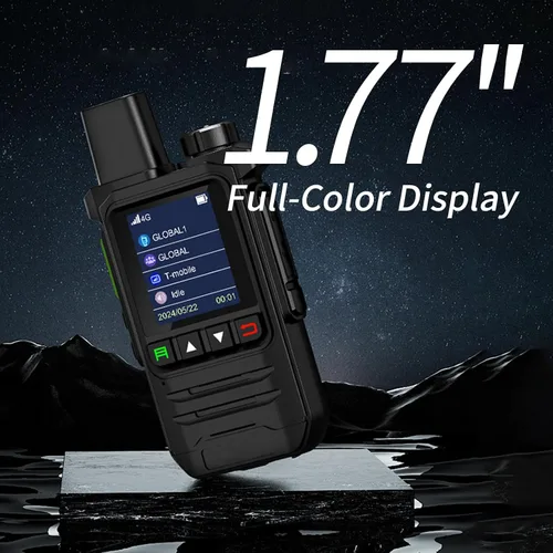 Miniatura 4 de Walkie Talkies globales gratuitos de por vida, radio 4G PoC, radio nacional, radio PTT bidireccional de larga distancia con linterna para equipos