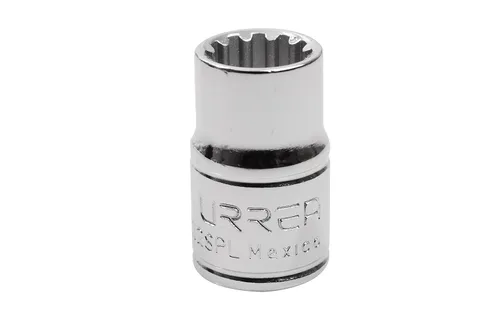 Urrea 5212SPL Número 12 3/8 X 3/8 pulgadas Drive Spline Socket