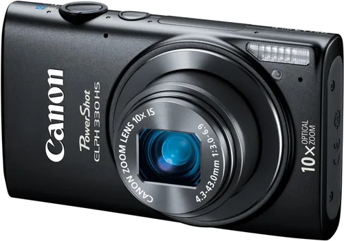 Miniatura 3 de Canon PowerShot ELPH 330 Cámara digital de 12.1MP con zoom estabilizado de imagen óptica de 10x con LCD de 3 pulgadas (negro)