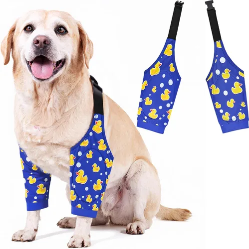 Miniatura 11 de Rodilleras protectoras para coderas de perro, rodilleras, manga para tratamiento de callos para heridas, patas delanteras para evitar lamer