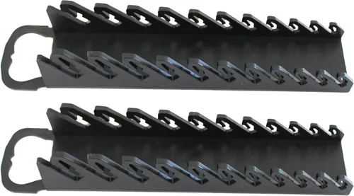 Miniatura 5 de Kit de bandeja organizadora de 11 herramientas para llaves rechonchas o de línea (kit de 4 piezas, negro y azul)