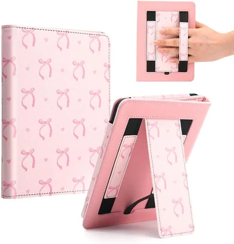 Miniatura 8 de Funda de vaquero para Kindle Paperwhite de 7"/6.8" de 12ª/11ª generación, funda para libro con correa de mano para Kindle Colorsoft Signature