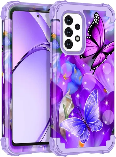 Miniatura 21 de Rancase Compatible con Galaxy A16 5G Funda, Protección Resistente a los Golpes de Tres Capas de Servicio Pesado Parachoques de Plástico Duro + Funda
