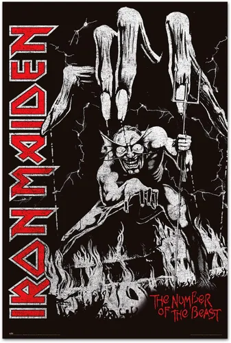 Miniatura 5 de Grupo Erik Póster de ántrax Evil Kings - 36 x 24 pulgadas / 36.0 x 24.0 in - Enrollado - Póster genial, póster de arte, carteles de pared e