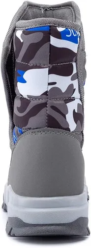 Miniatura 5 de GUBARUN - Botas de nieve para niños, impermeables, antideslizantes, resistentes al frío, zapatos para invierno y climas fríos