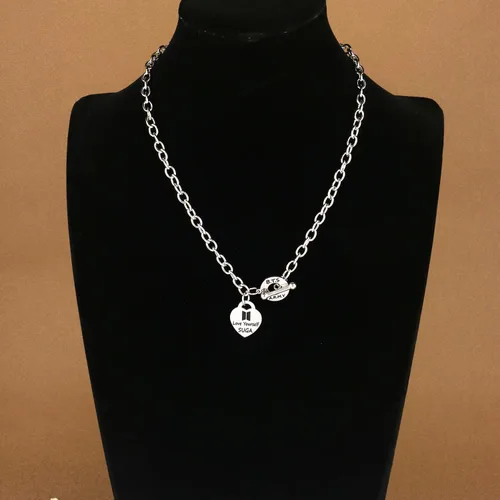 Miniatura 2 de ARETIS Kpop Bangtan - Collar de regalo para niños Be the best J-HOPE JIMIN JIN JK RM SUGA V Collar Bangtan Boys Lover Jewelry Regalo para niños fans